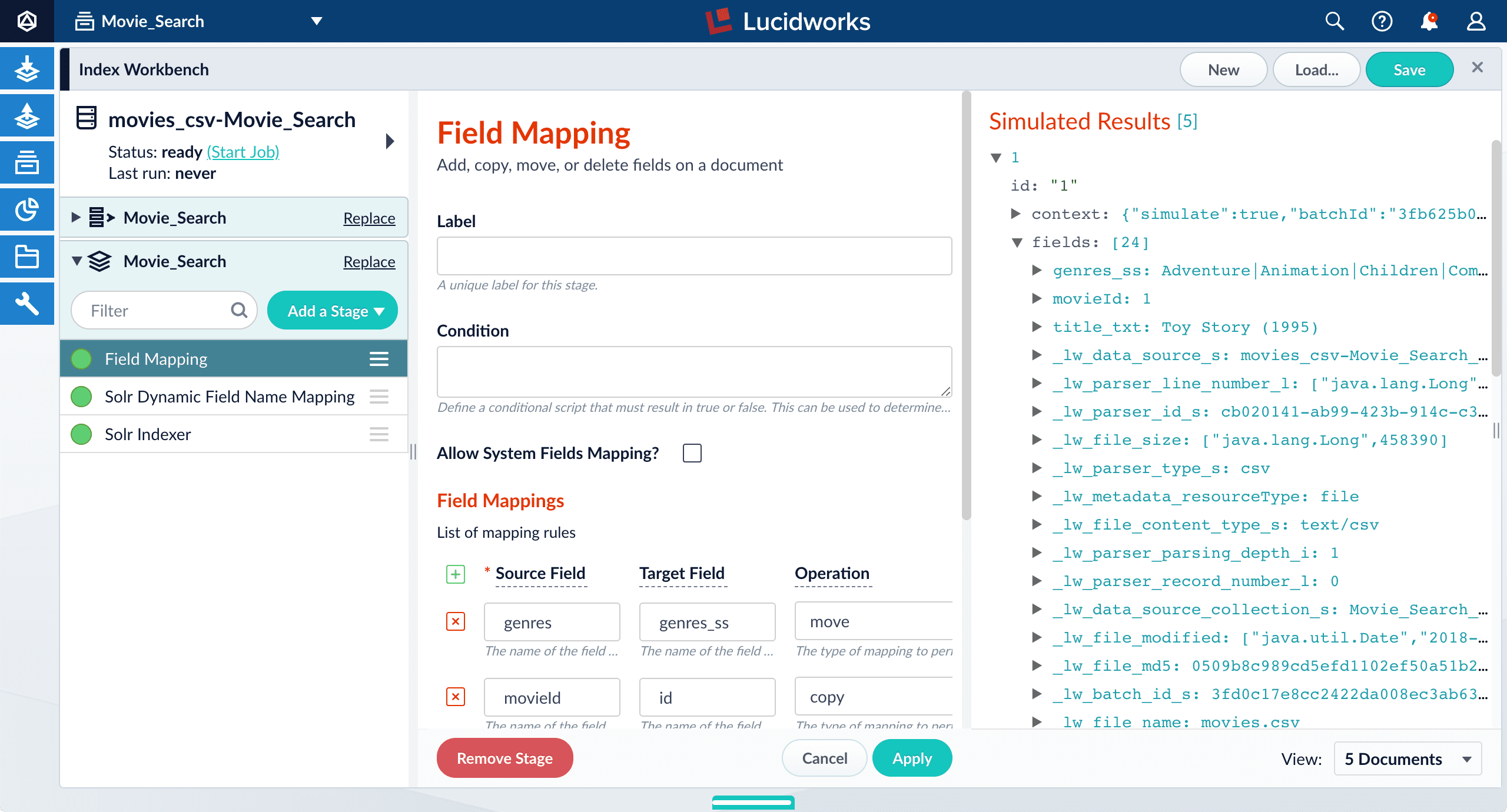 Index Workbench