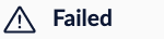 Failed icon
