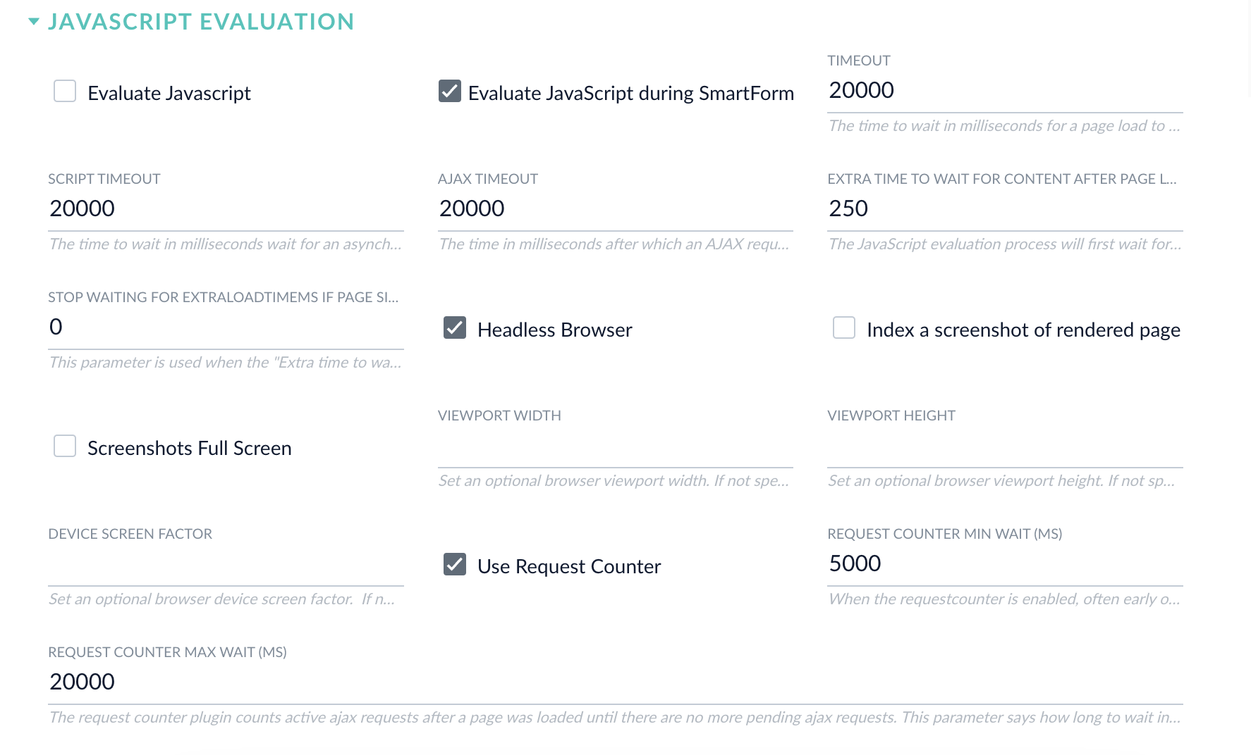 JavaScript Evaluation