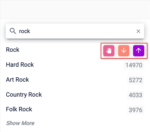 Search Facet Rules